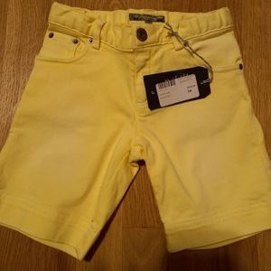 Bonpoint yellow shorts, size 3